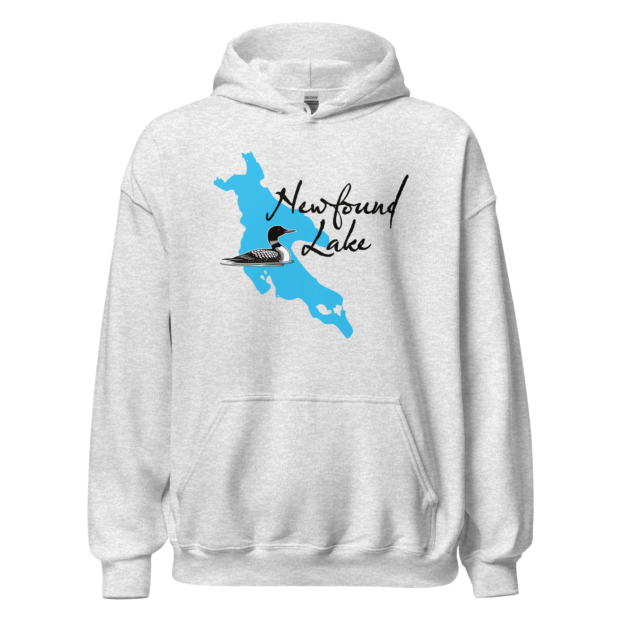 Newfound Lake Loon Unisex Hoodie - lite color - Image 5