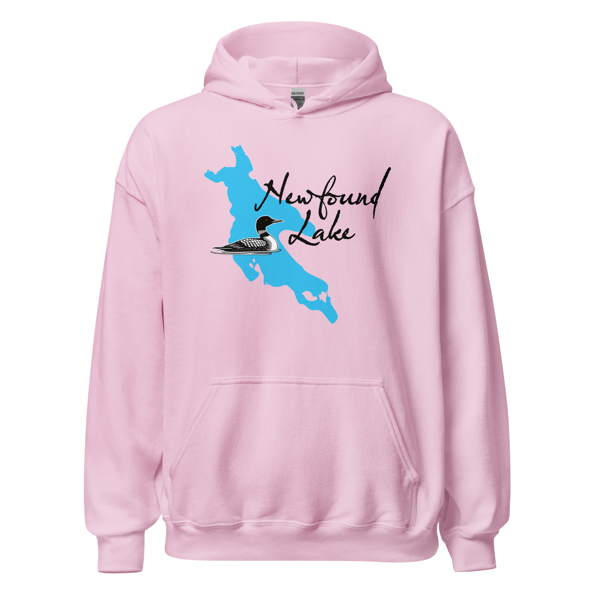 Newfound Lake Loon Unisex Hoodie - lite color - Image 4