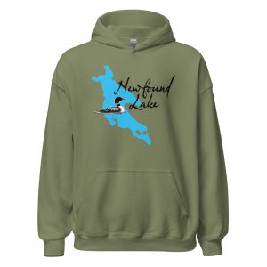 Newfound Lake Loon Unisex Hoodie - lite color