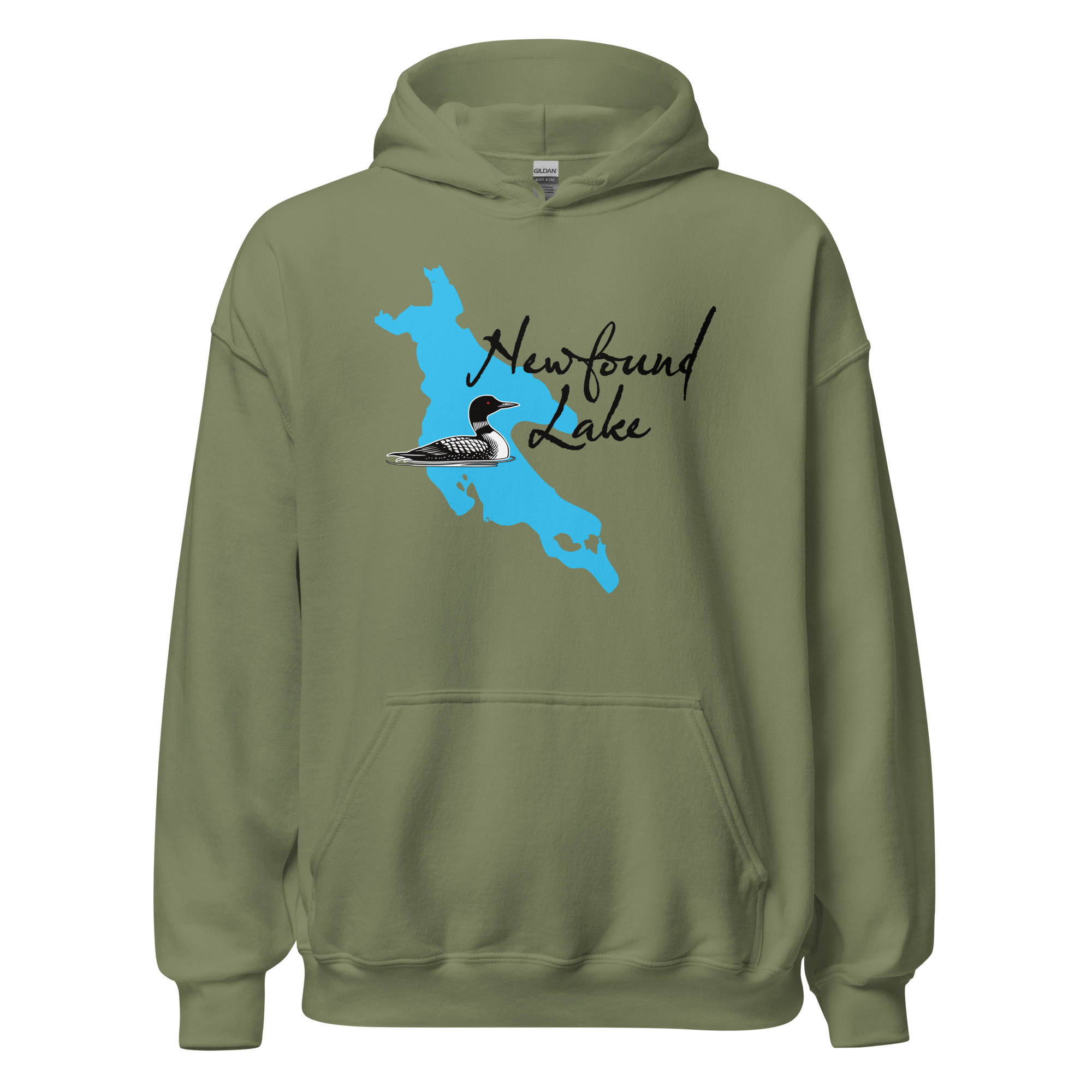 Newfound Lake Loon Unisex Hoodie - lite color