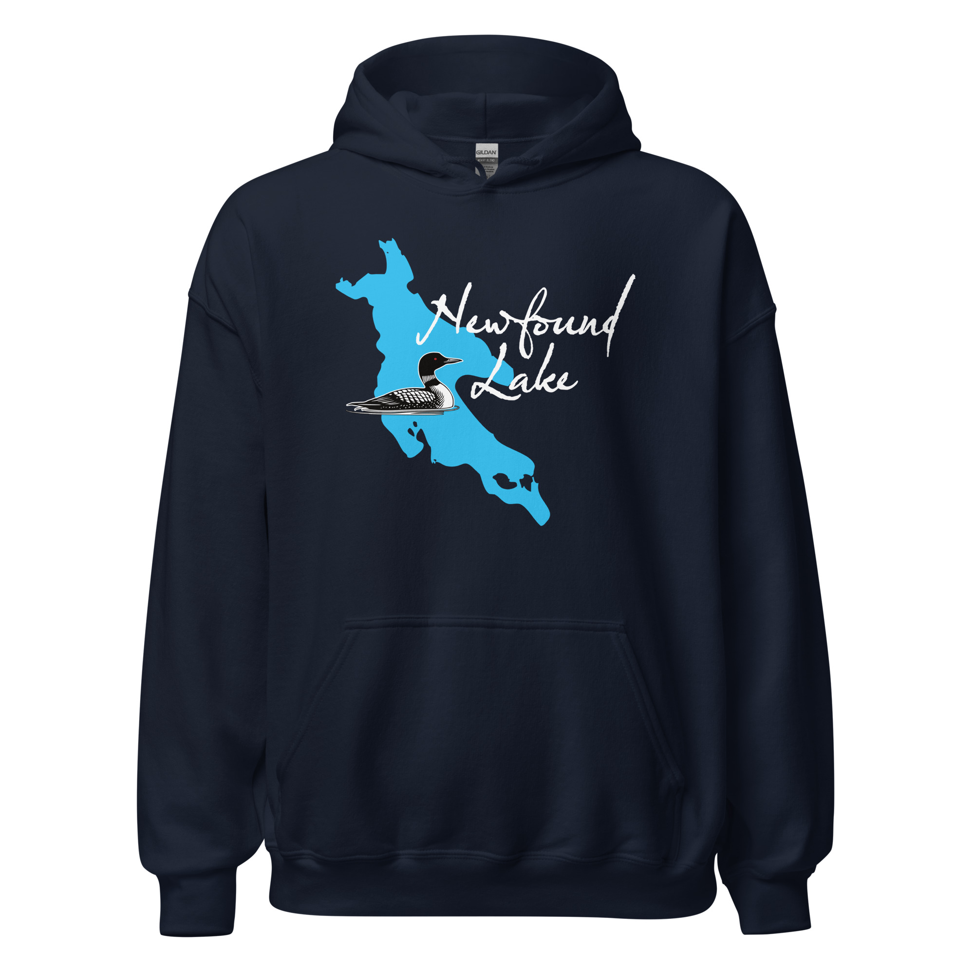 Newfound Lake Loon Unisex Hoodie - dark colors